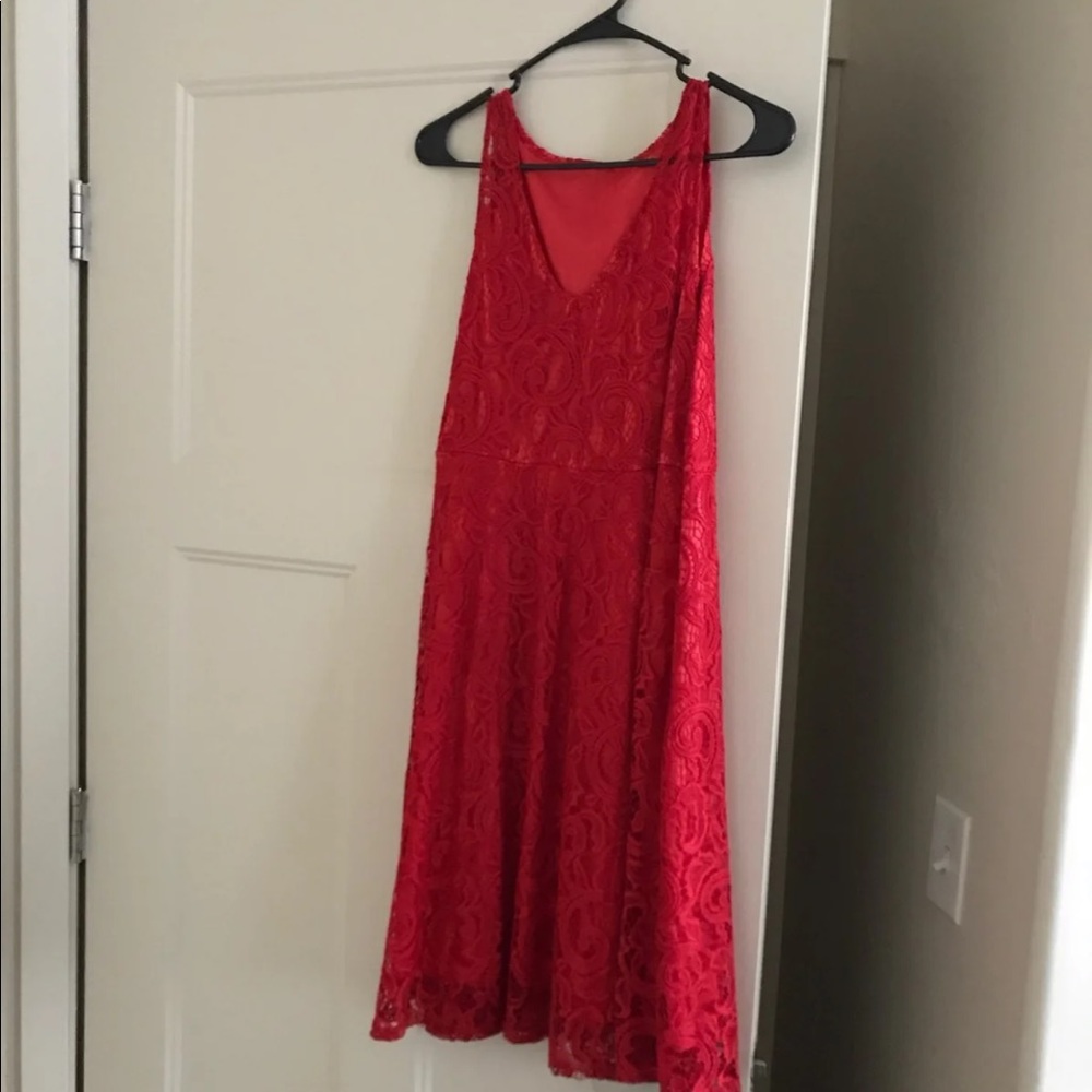 Women’s red night out dress